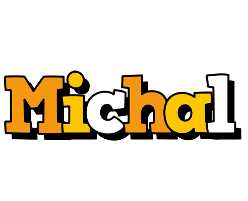 Michal cartoon logo