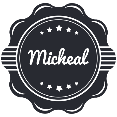 Micheal badge logo