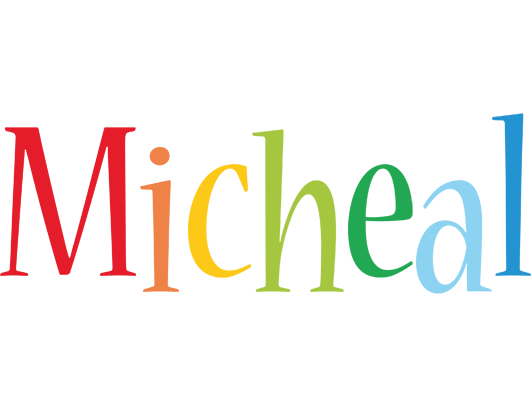 Micheal birthday logo