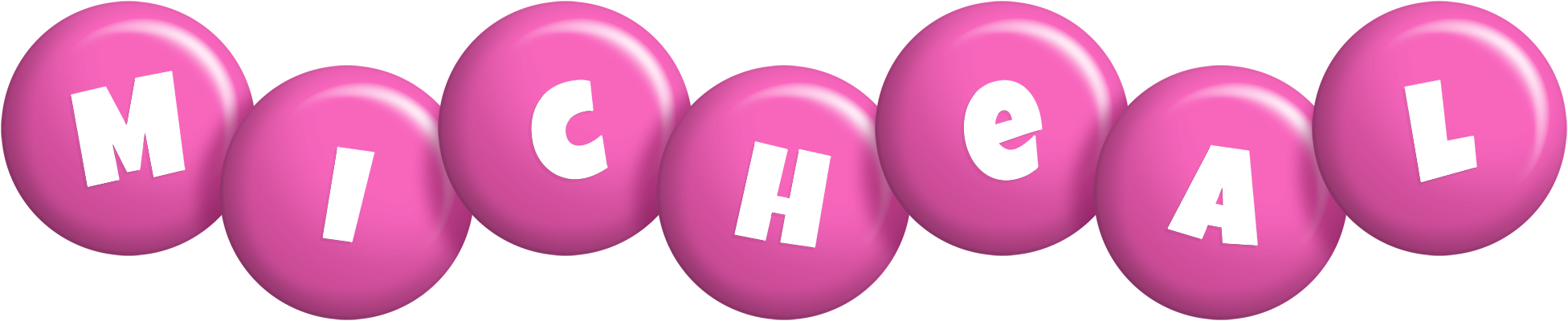 Micheal candy-pink logo