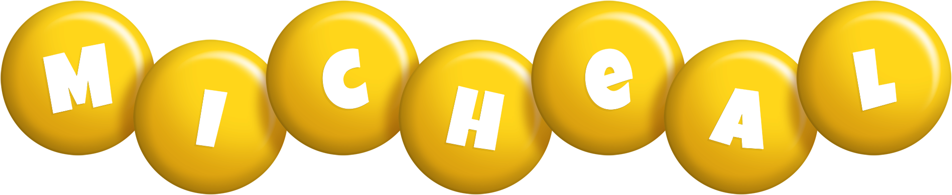 Micheal candy-yellow logo