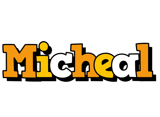 Micheal cartoon logo