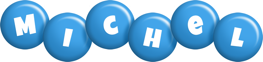 Michel candy-blue logo