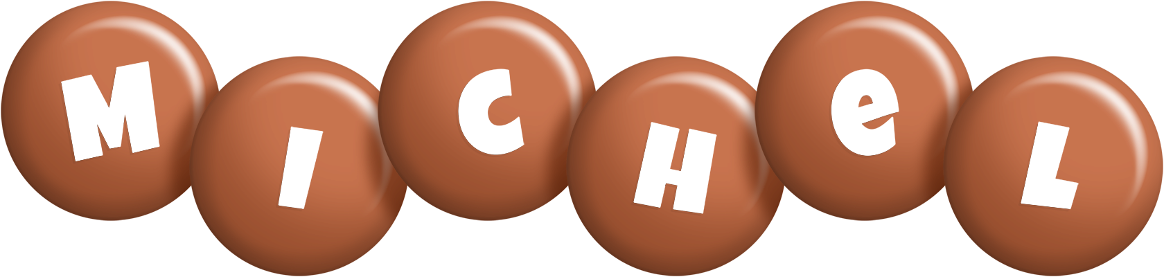Michel candy-brown logo