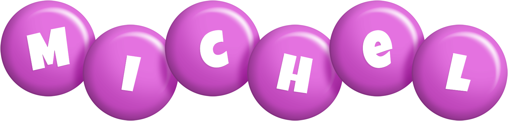 Michel candy-purple logo