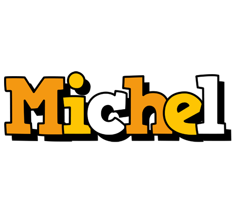 Michel cartoon logo
