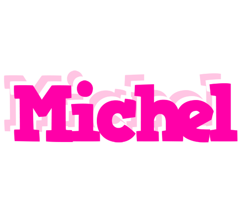 Michel dancing logo
