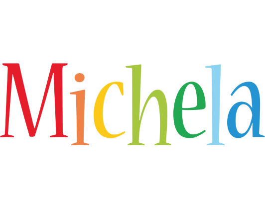 Michela birthday logo