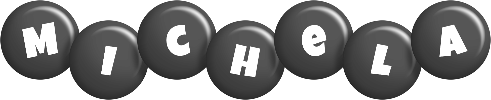 Michela candy-black logo