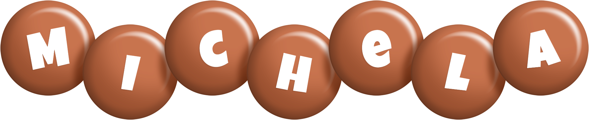 Michela candy-brown logo