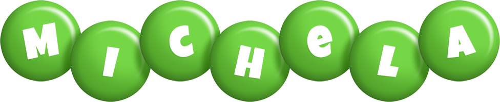 Michela candy-green logo