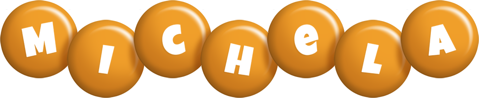 Michela candy-orange logo