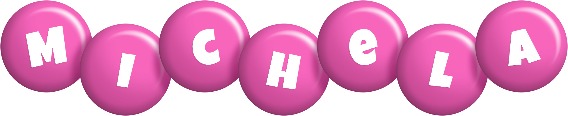 Michela candy-pink logo