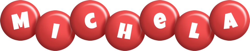 Michela candy-red logo