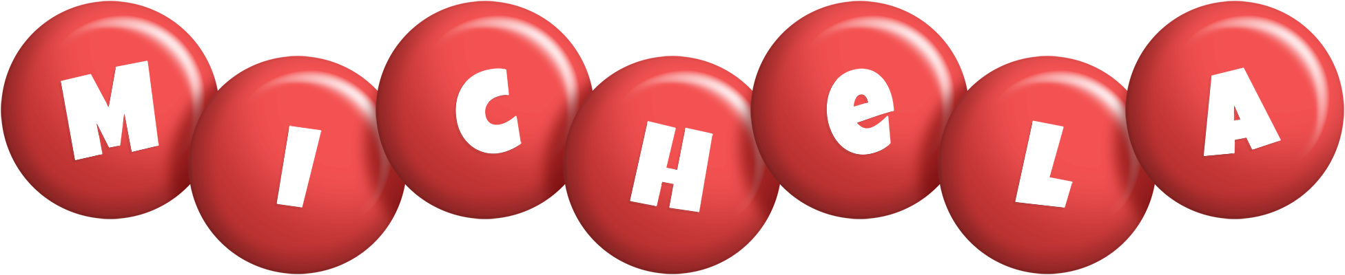 Michela candy-red logo