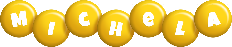 Michela candy-yellow logo