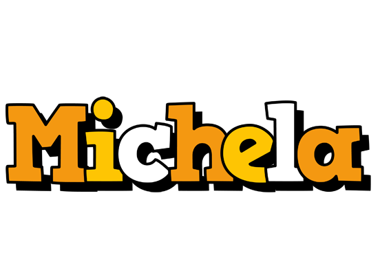 Michela cartoon logo