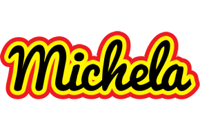 Michela flaming logo