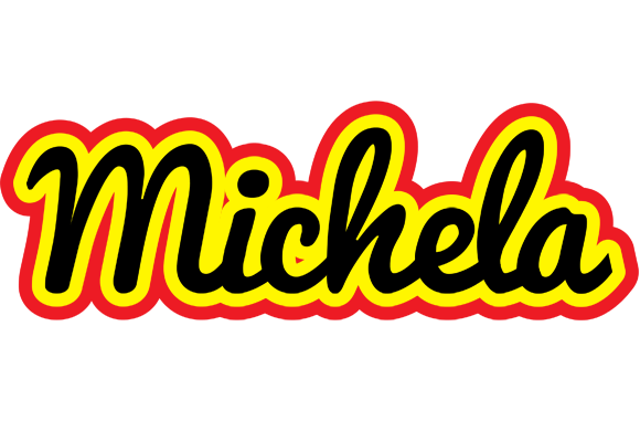 Michela flaming logo