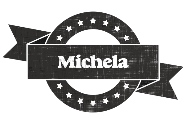 Michela grunge logo