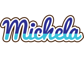 Michela raining logo