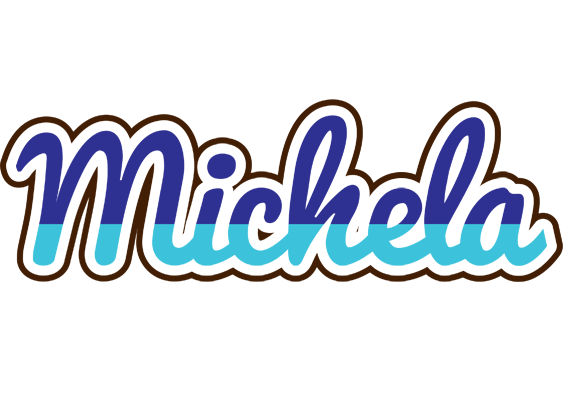 Michela raining logo