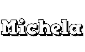 Michela snowing logo