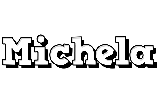 Michela snowing logo