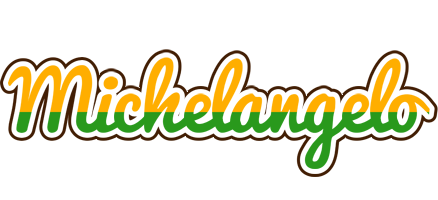 Michelangelo banana logo