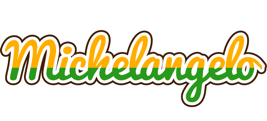 Michelangelo banana logo