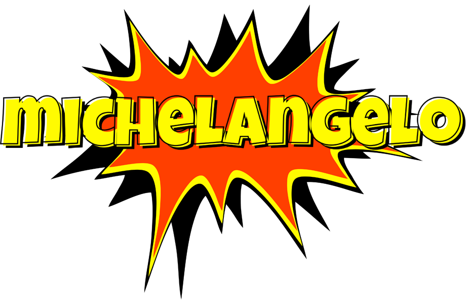Michelangelo bazinga logo