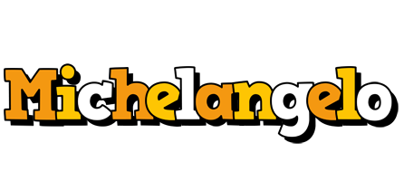 Michelangelo cartoon logo