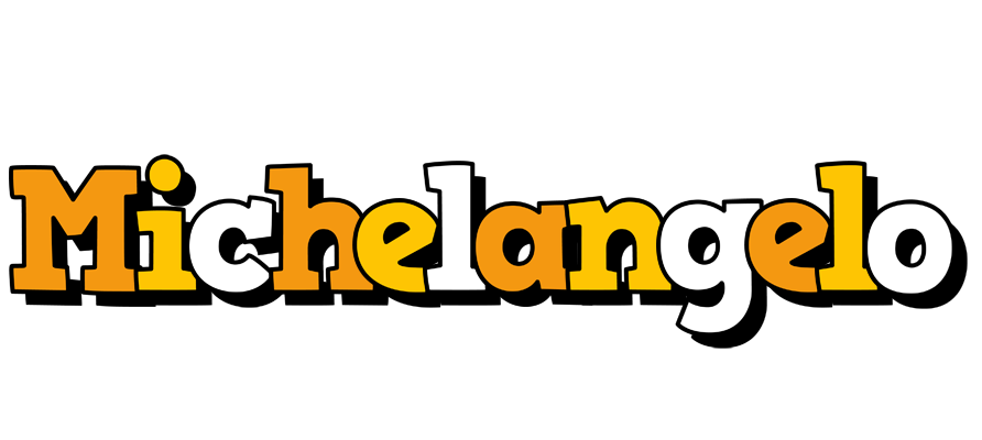 Michelangelo cartoon logo