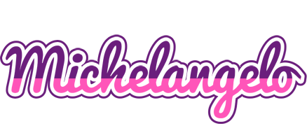 Michelangelo cheerful logo