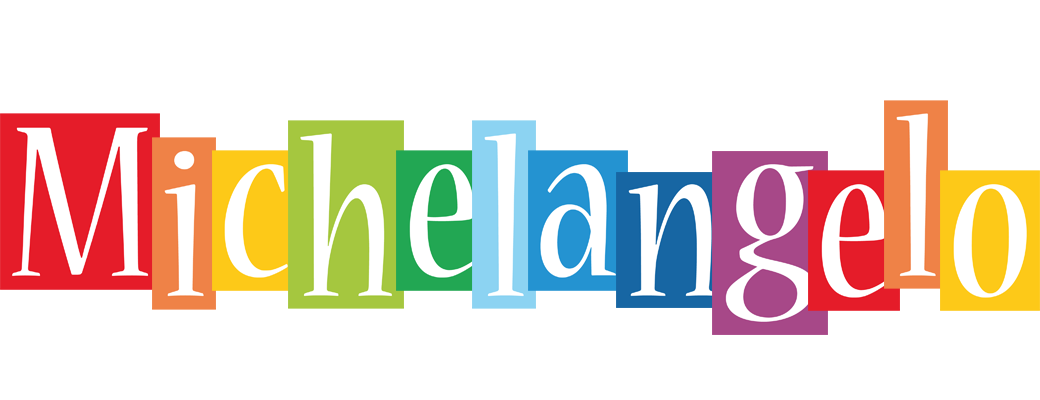 Michelangelo colors logo