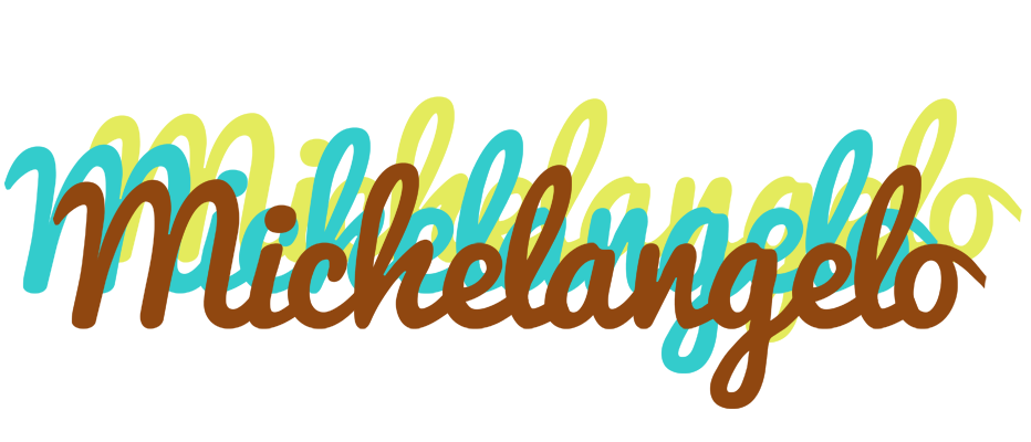 Michelangelo cupcake logo