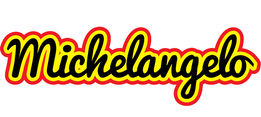 Michelangelo flaming logo