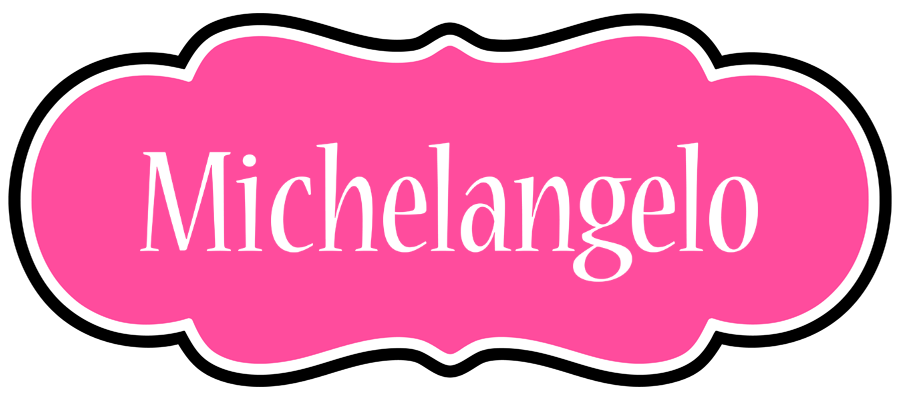 Michelangelo invitation logo