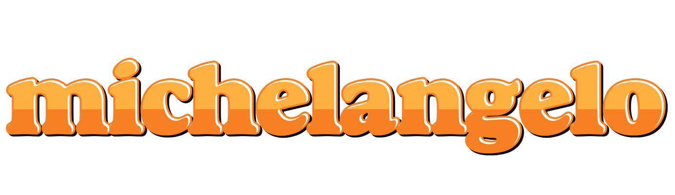 Michelangelo orange logo