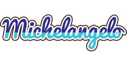 Michelangelo raining logo