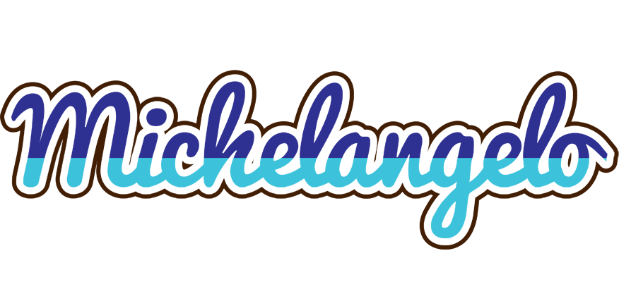 Michelangelo raining logo