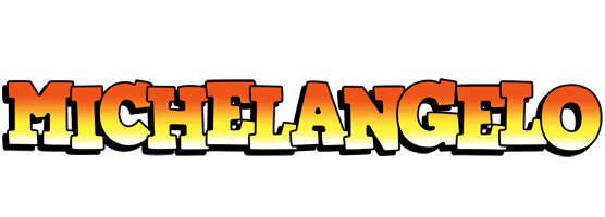 Michelangelo sunset logo