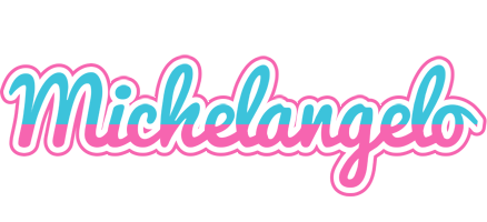 Michelangelo woman logo