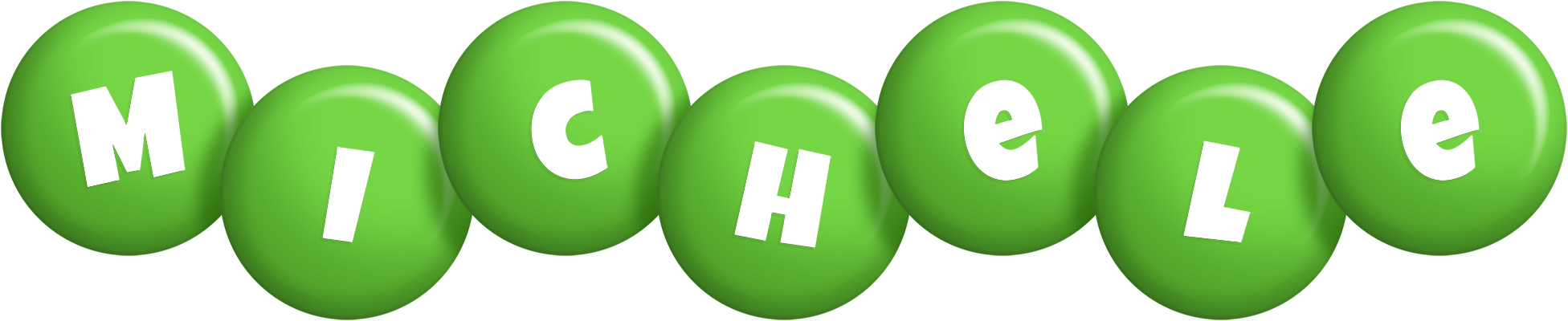 Michele candy-green logo