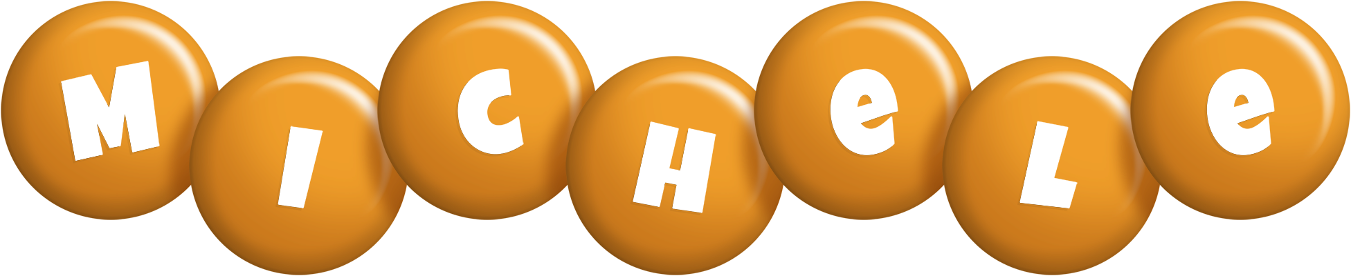 Michele candy-orange logo