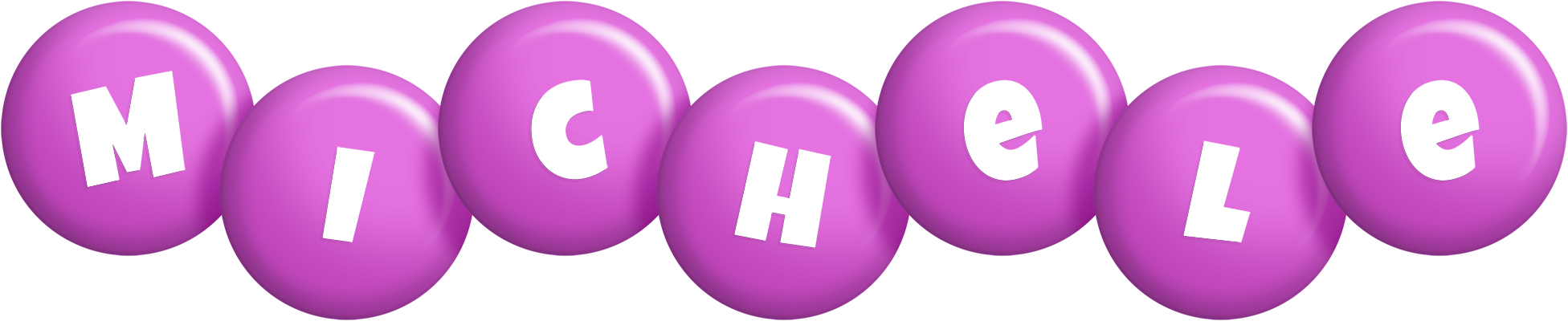 Michele candy-purple logo