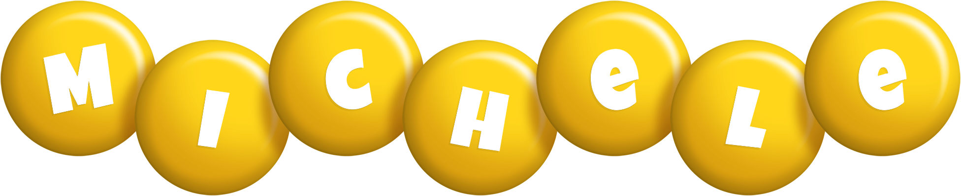 Michele candy-yellow logo