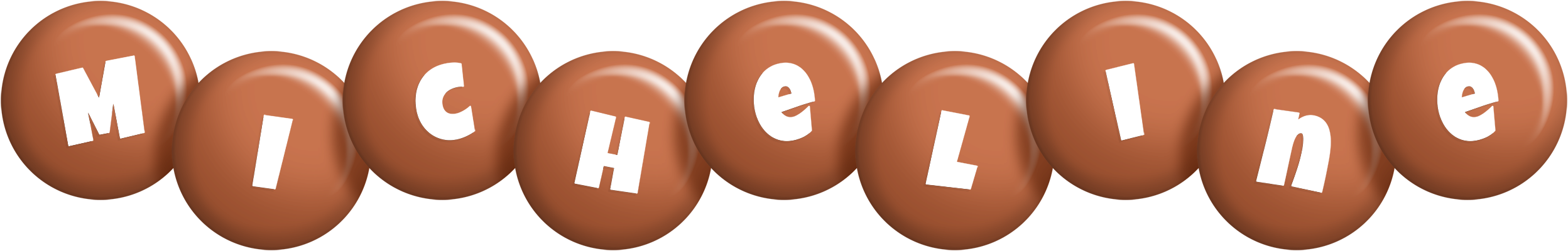 Micheline candy-brown logo