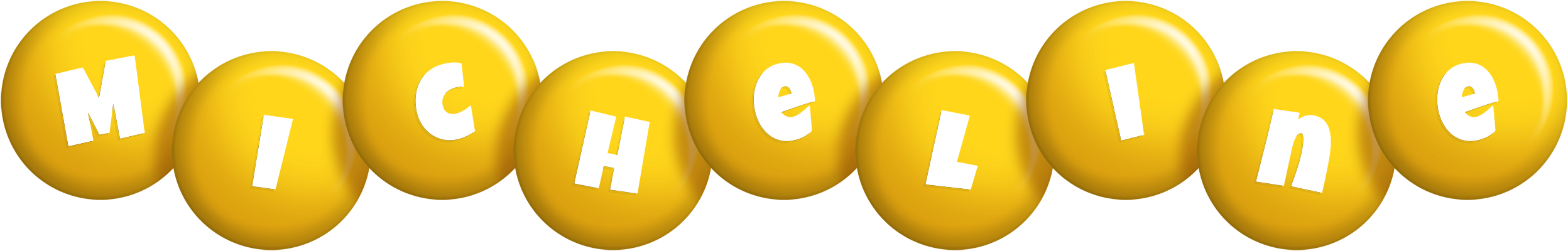 Micheline candy-yellow logo