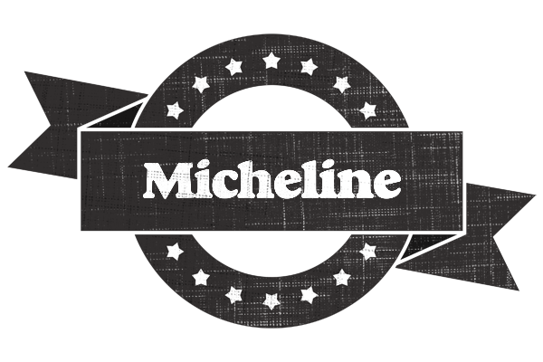 Micheline grunge logo